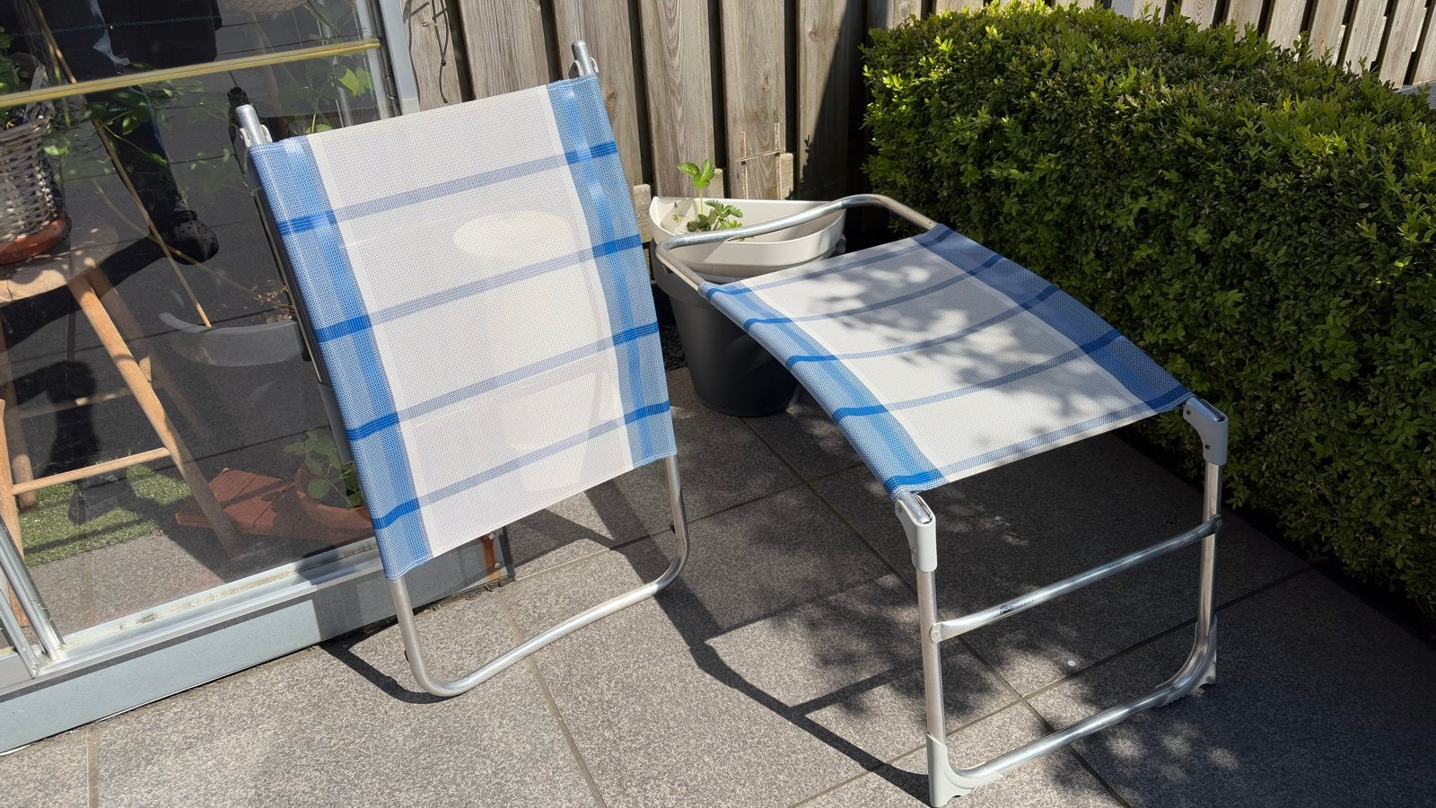 2X Dukdalf voetensteun - Comfortabel en inklapbaar, Ophalen, Gebruikt