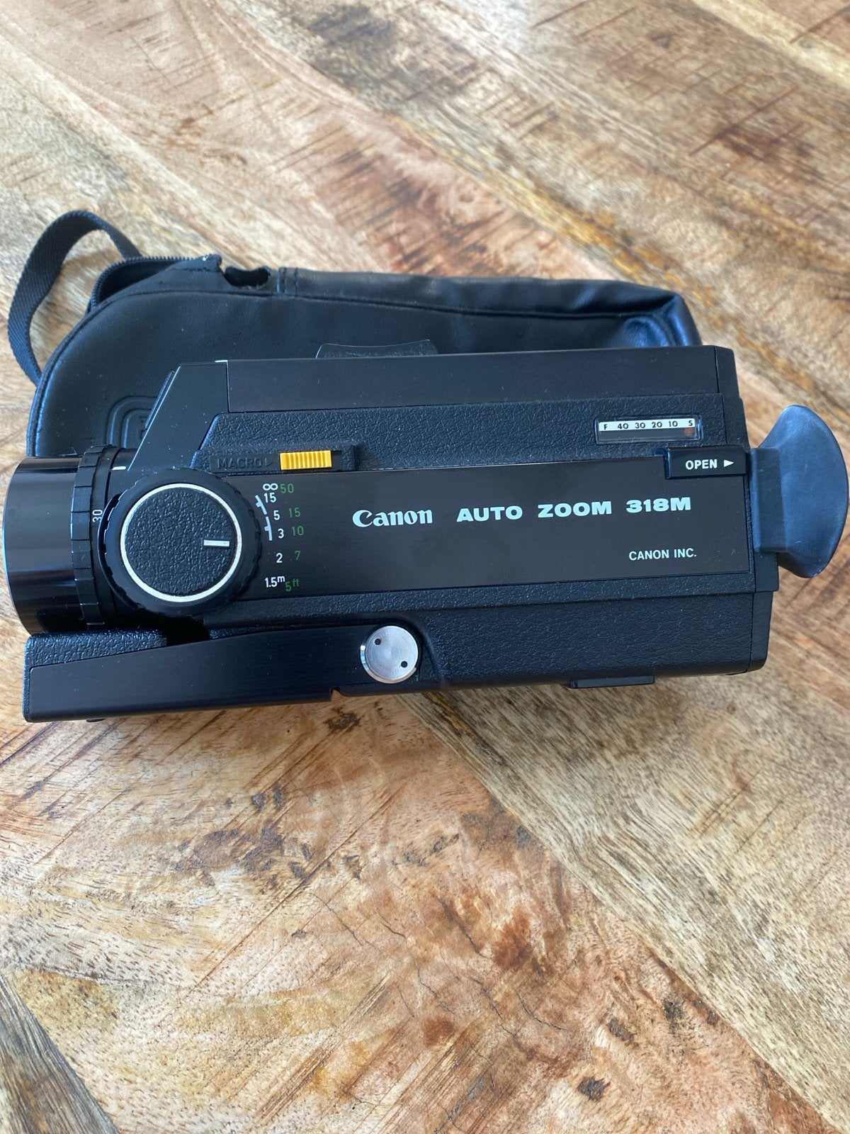Canon Auto Zoom 318M Super 8 Camera met tasje, Ophalen of Verzenden, Overige soorten, Camera