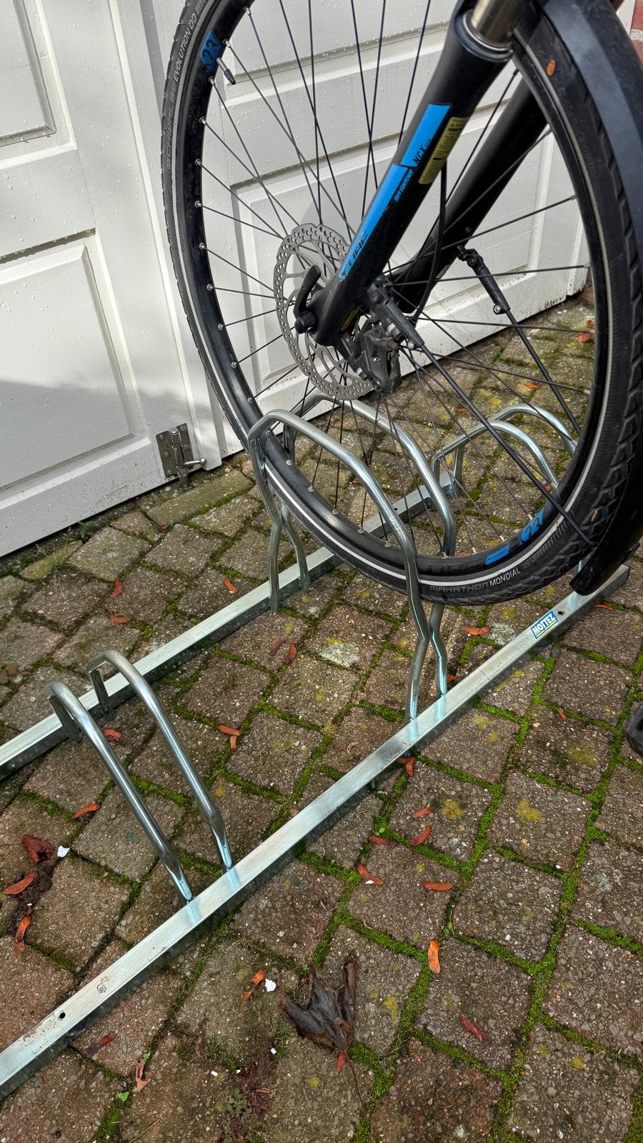 Stevig fietsenrek voor 4 fietsen, Ophalen, Gebruikt
