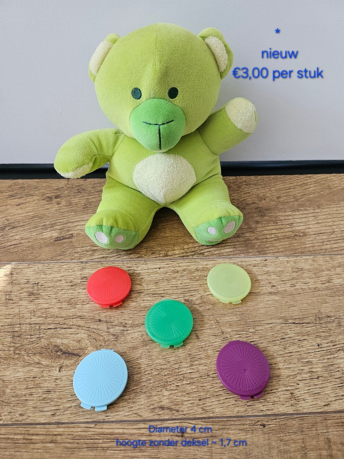 * Tupperware nieuwe ronde pillendoosjes gekleurd, Ophalen of Verzenden, Nieuw, Overige kleuren, Overige typen