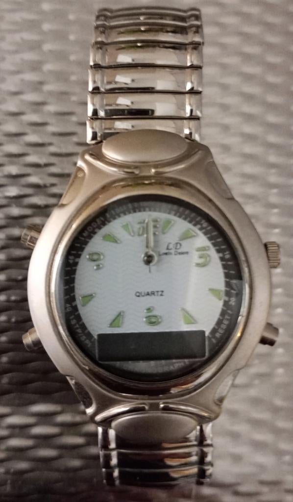Louis Delon Horloge - Stijlvol Polshorloge, Sieraden, Tassen en Uiterlijk, Horloges | Heren, Overige merken, Staal, Staal, Polshorloge