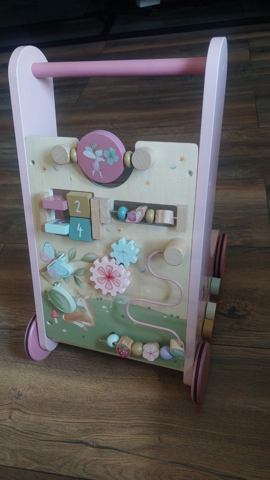 little dutch fairy garden loopwagen roze, Ophalen, Zo goed als nieuw, Overige typen, Met wieltjes