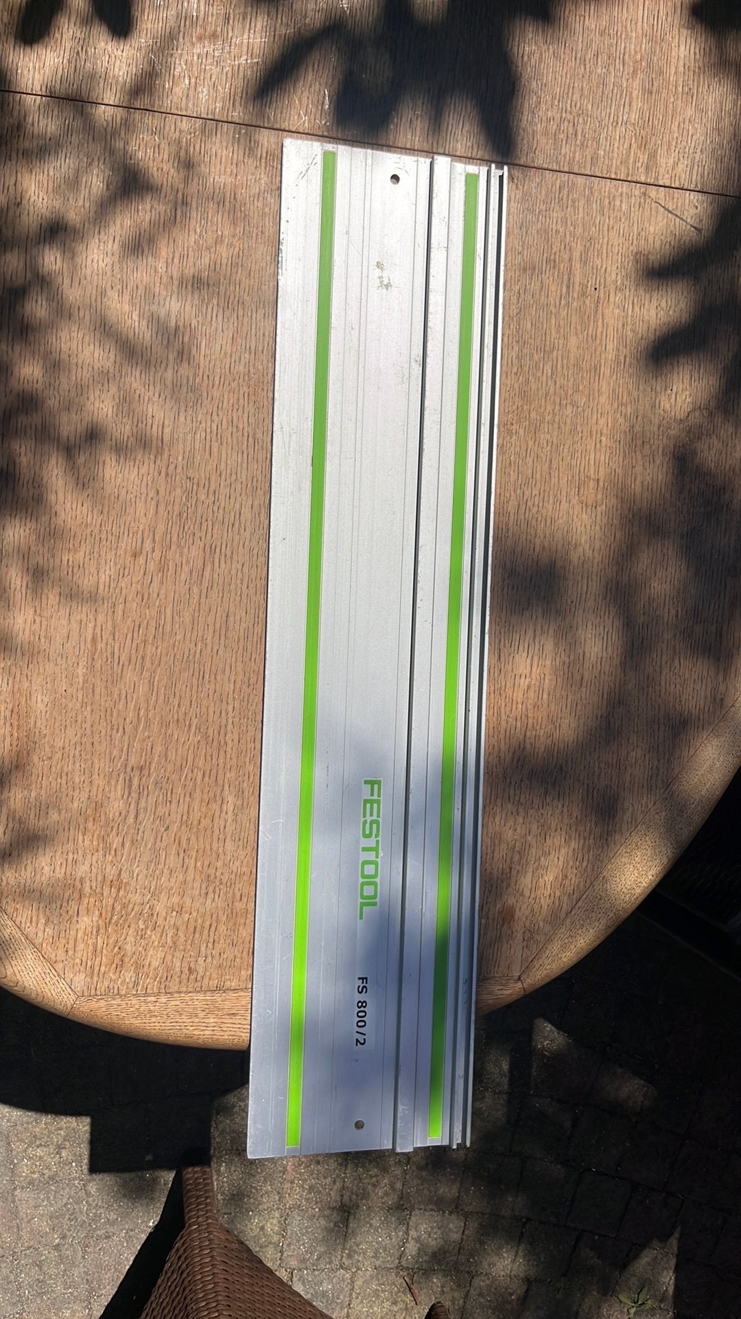 Festool geleiderail FS 800/2, Ophalen, Gebruikt