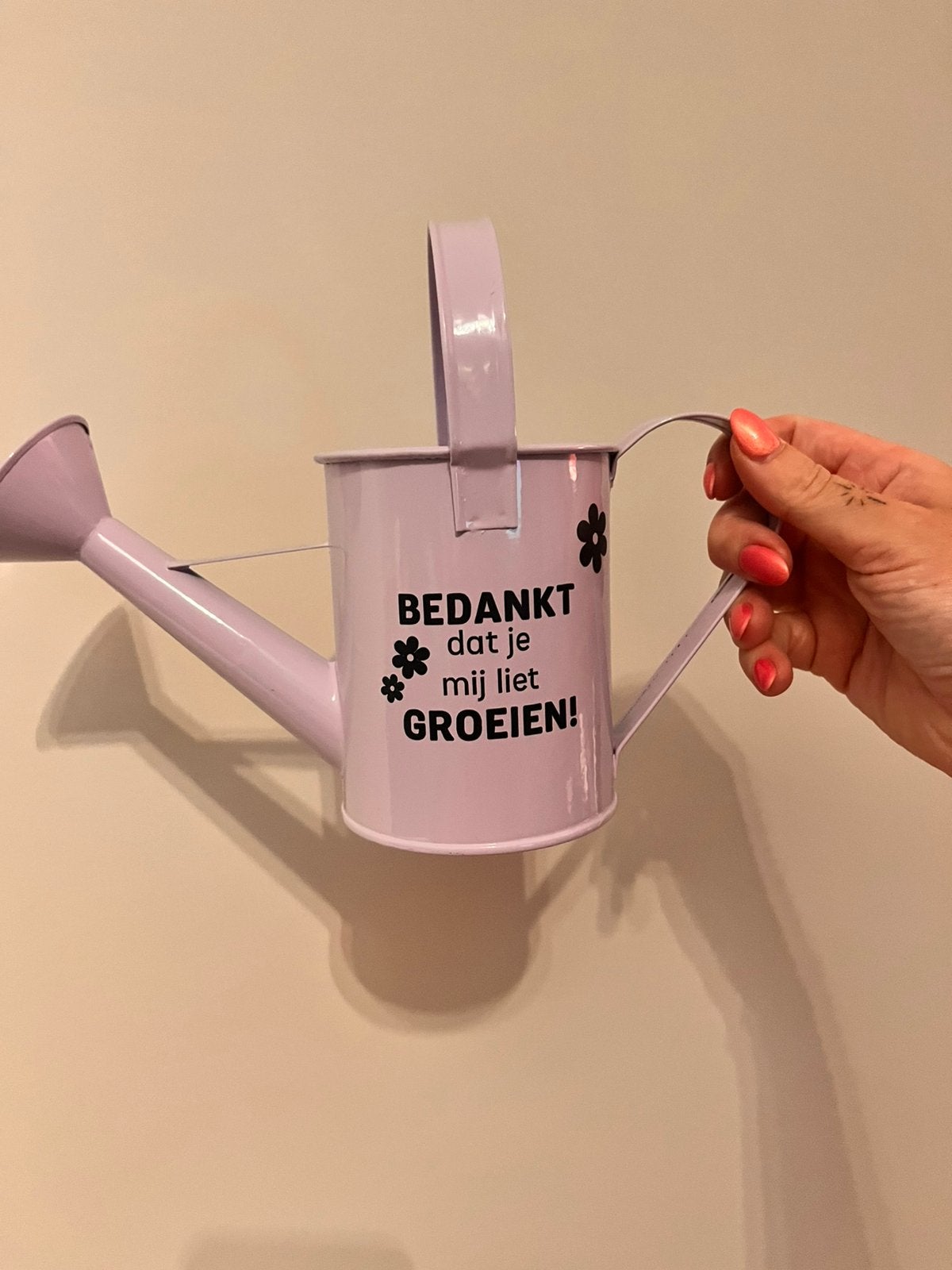 Cadeautje juf gieter afscheid bedankt, Ophalen of Verzenden, Nieuw, Overige