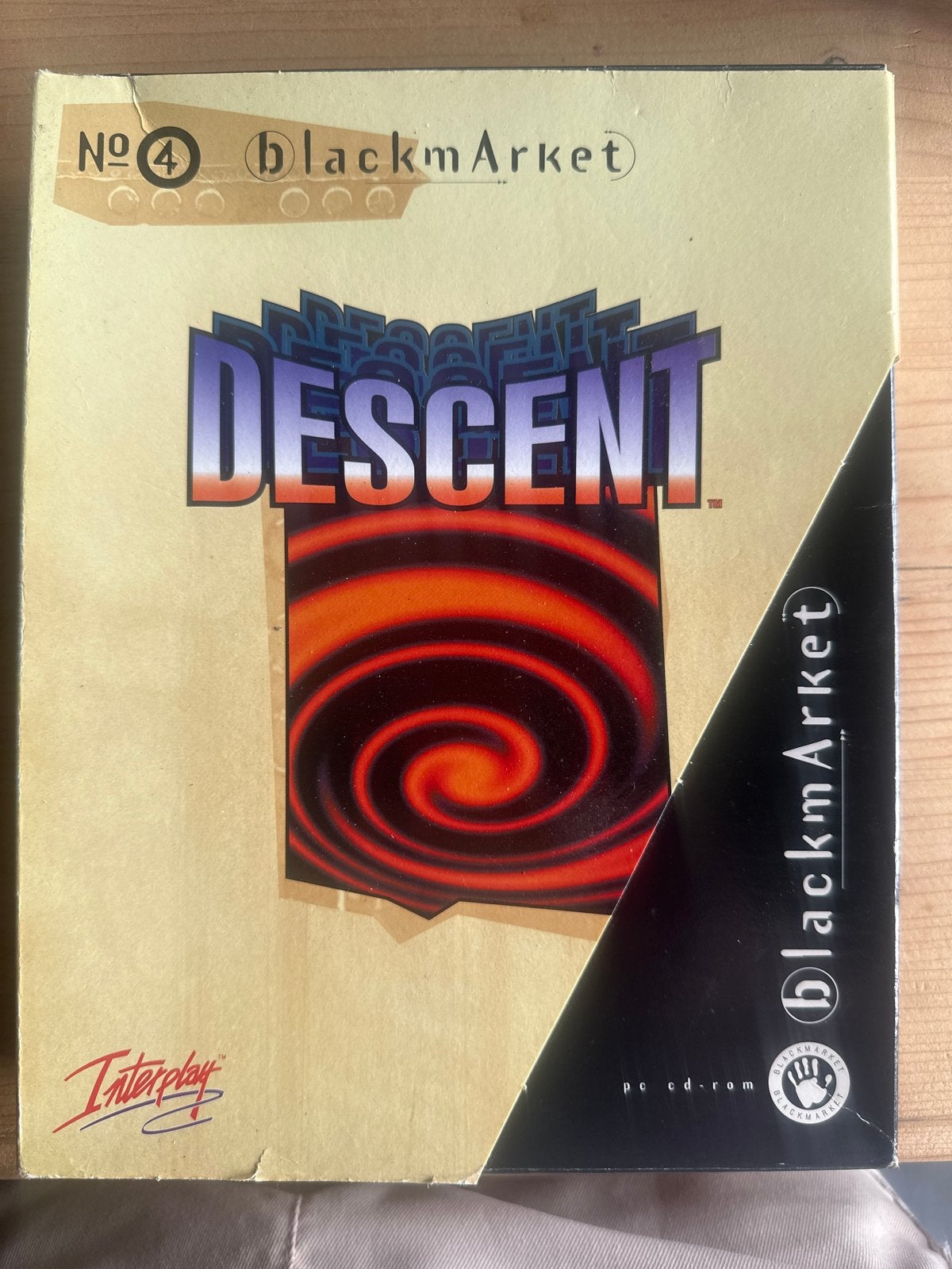 Descent PC CD-ROM - Klassieke Shooter Game, Gebruikt, Shooter, 1 speler, Eén computer