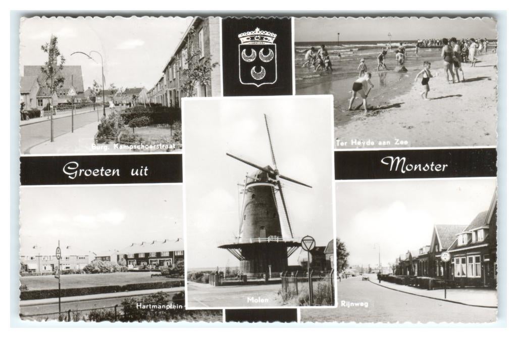 Monster, Groeten uit Monster, Verzenden, 1960 tot 1980, Gelopen, Zuid-Holland