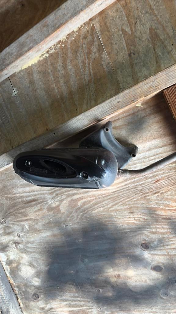 Zip/vespa uitlaat 4t2v, Fietsen en Brommers, Brommeronderdelen | Scooters, Ophalen of Verzenden, Zo goed als nieuw, Uitlaat, Piaggio