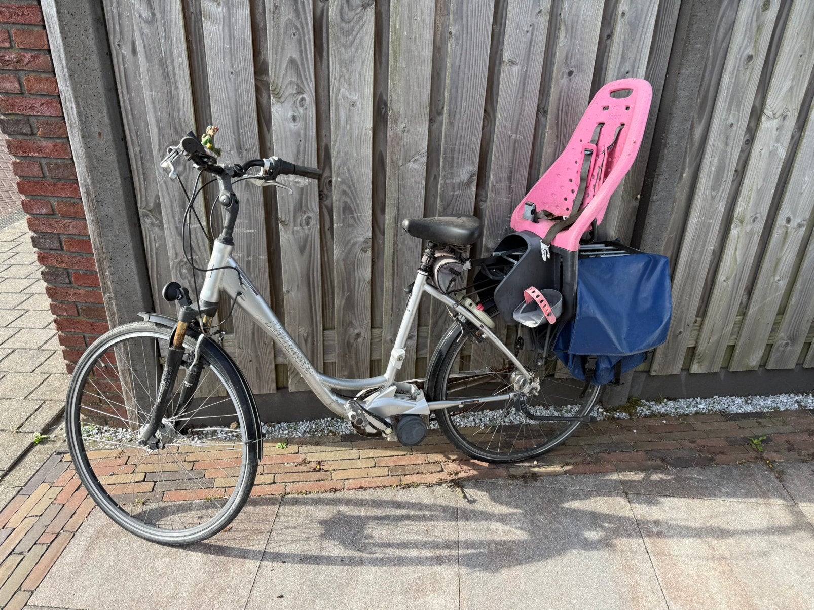 Kalkhoff Agattu – elektrische fiets – Panasonic – opknapper, Gebruikt, Velgrem, Versnellingen, 1 zitje