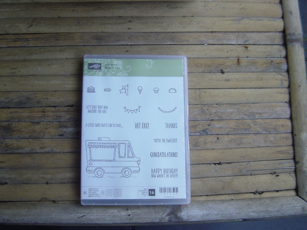 stampin up stempels beginnend met de letter T, Ophalen of Verzenden, Zo goed als nieuw, Clearstamp