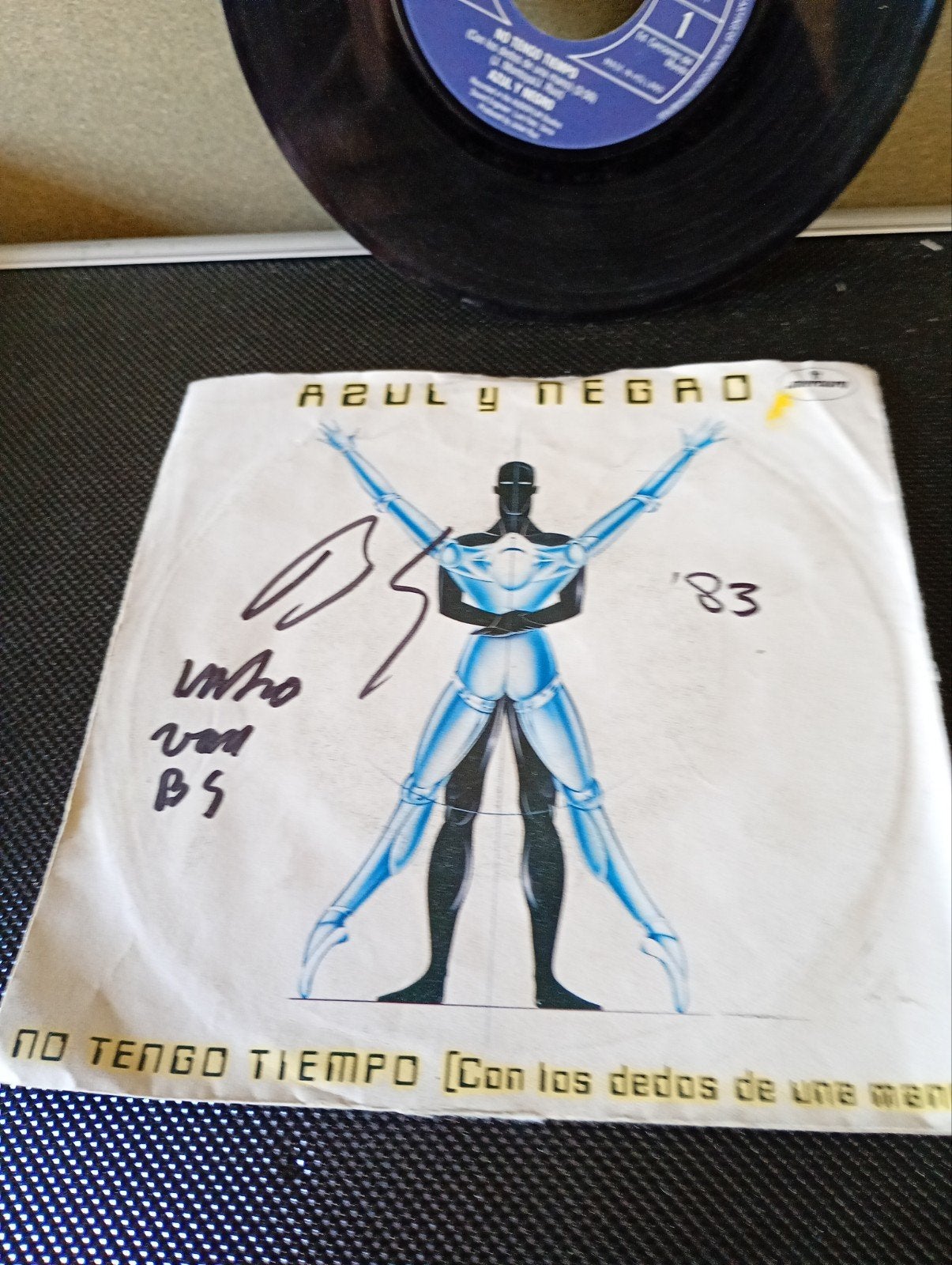 Azul y Negro - No Tengo Tiempo (Gesigneerd) - 7 inch vinyl, Ophalen, Gebruikt, Pop, EP