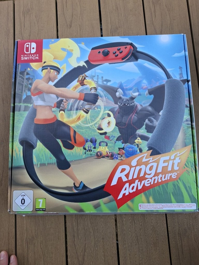 Nintendo Switch Ring Fit Adventure - Zo goed als nieuw, Spelcomputers en Games, Games | Nintendo Switch, Avontuur en Actie, 1 speler