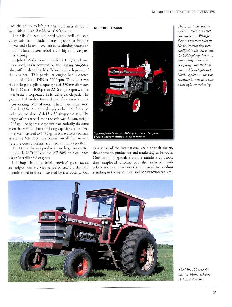 Massey Ferguson 100 series IN Detail, Ophalen of Verzenden, Nieuw, Michael Thorne, Tractor en Landbouw