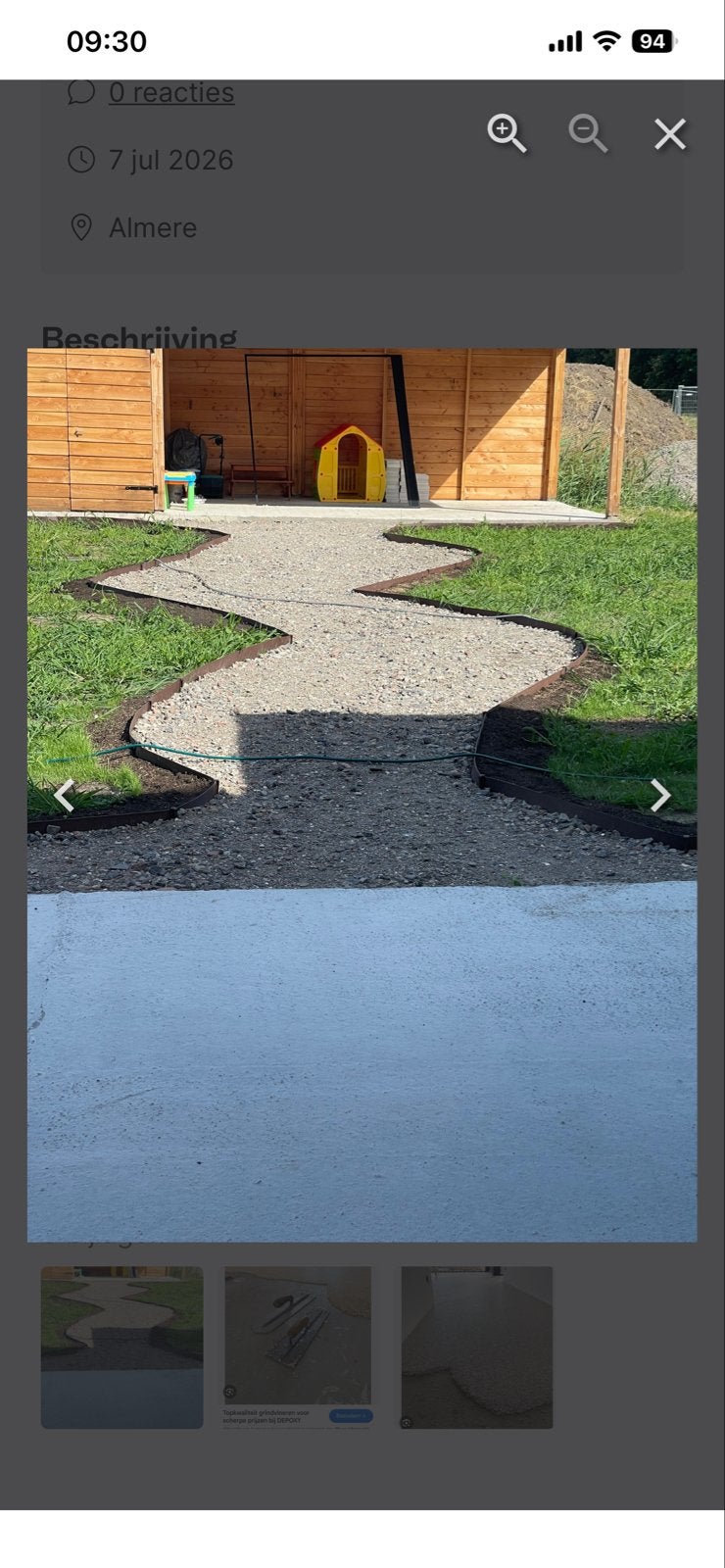 GEZOCHT; beton storten in mijn tuin op looppad, Tuin en Terras, Ophalen