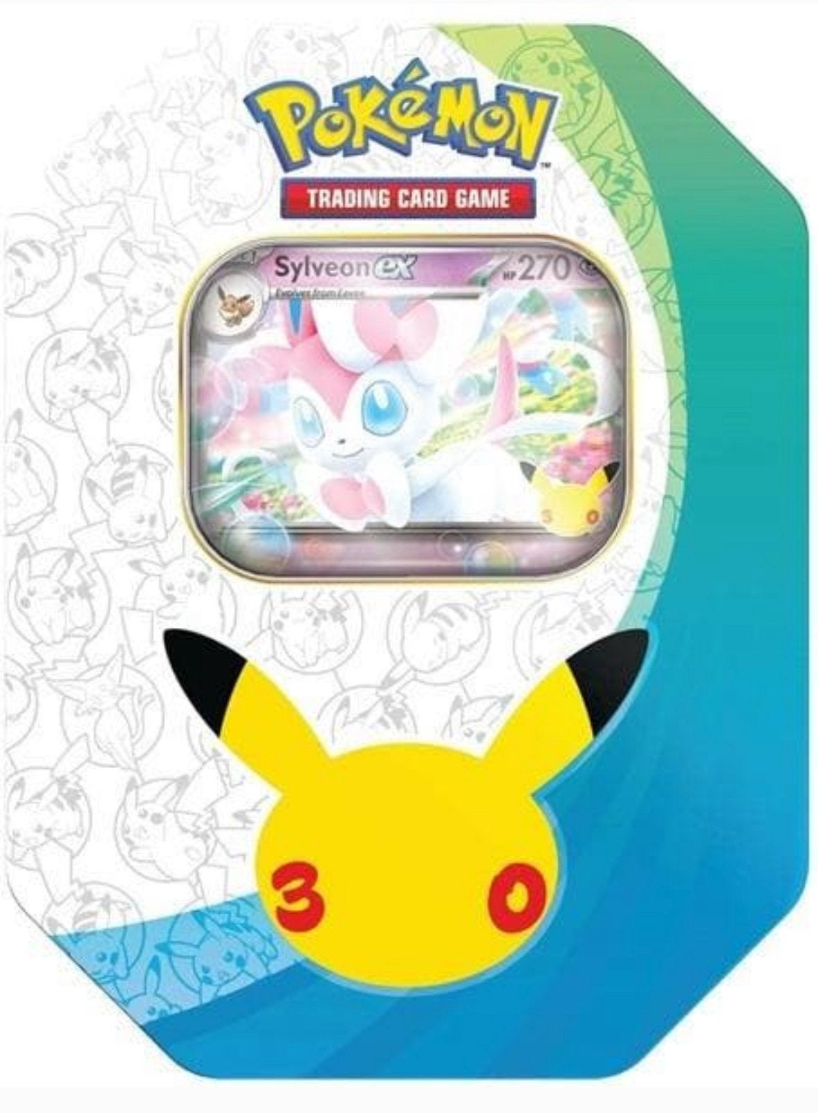 Pokémon 30th Anniversary ex Tin Cases, Ophalen of Verzenden, Zo goed als nieuw, Boosterbox