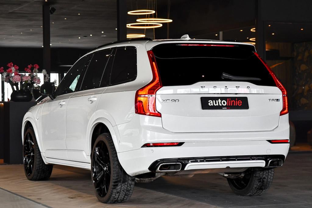 Volvo XC90 2.0 T8 Twin Engine AWD R-Design Polestar+. Pano,, Gebruikt, 4 cilinders, 7 stoelen, Wit
