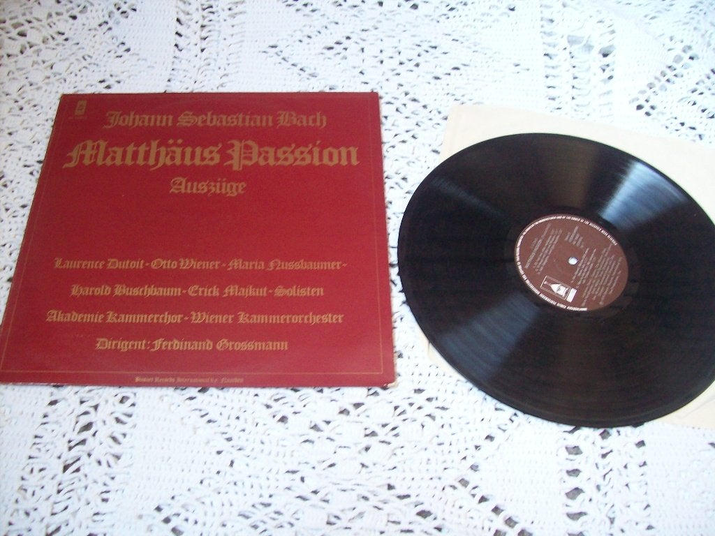 Johann Sebastian Bach - Matthäus Passion Auszüge LP, LP, Gebruikt, Ophalen of Verzenden, Oratorium
