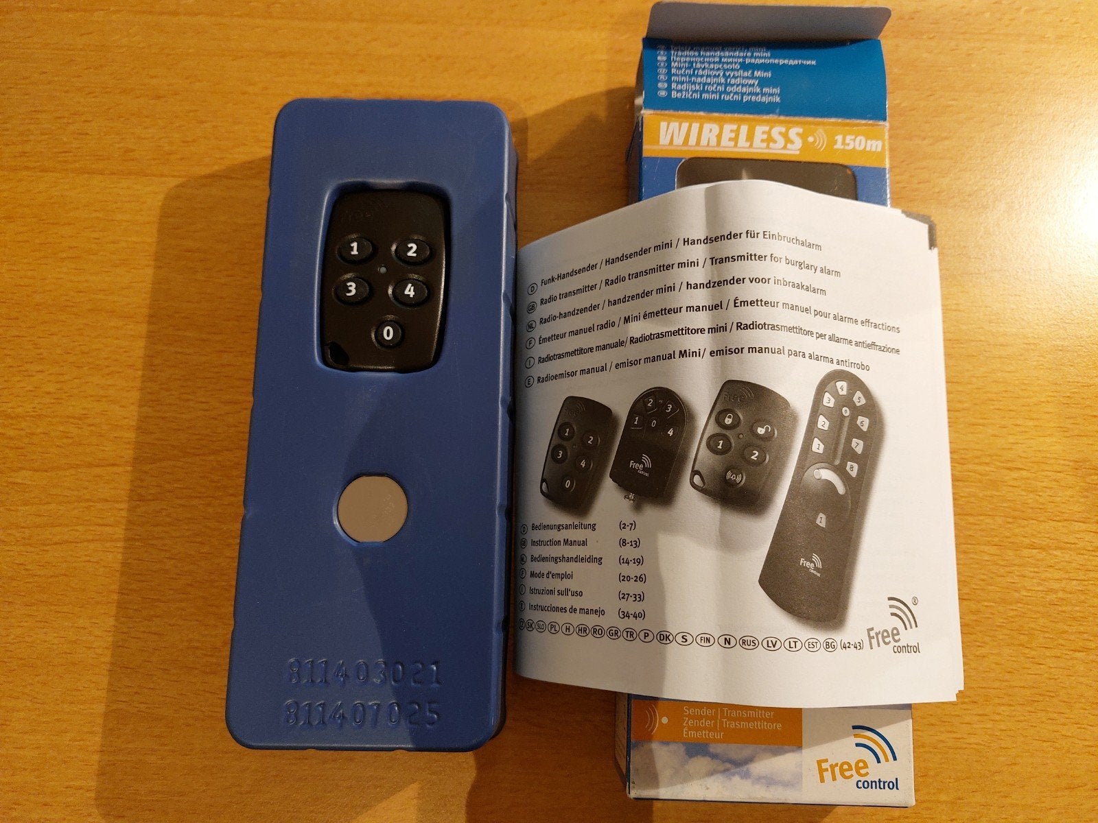 Handzender afstandbediening 868mhz, Ophalen of Verzenden, Nieuw