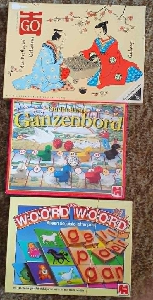 gezelschapsspellen divers, Hobby en Vrije tijd, Gezelschapsspellen | Bordspellen, Ophalen of Verzenden, Gebruikt
