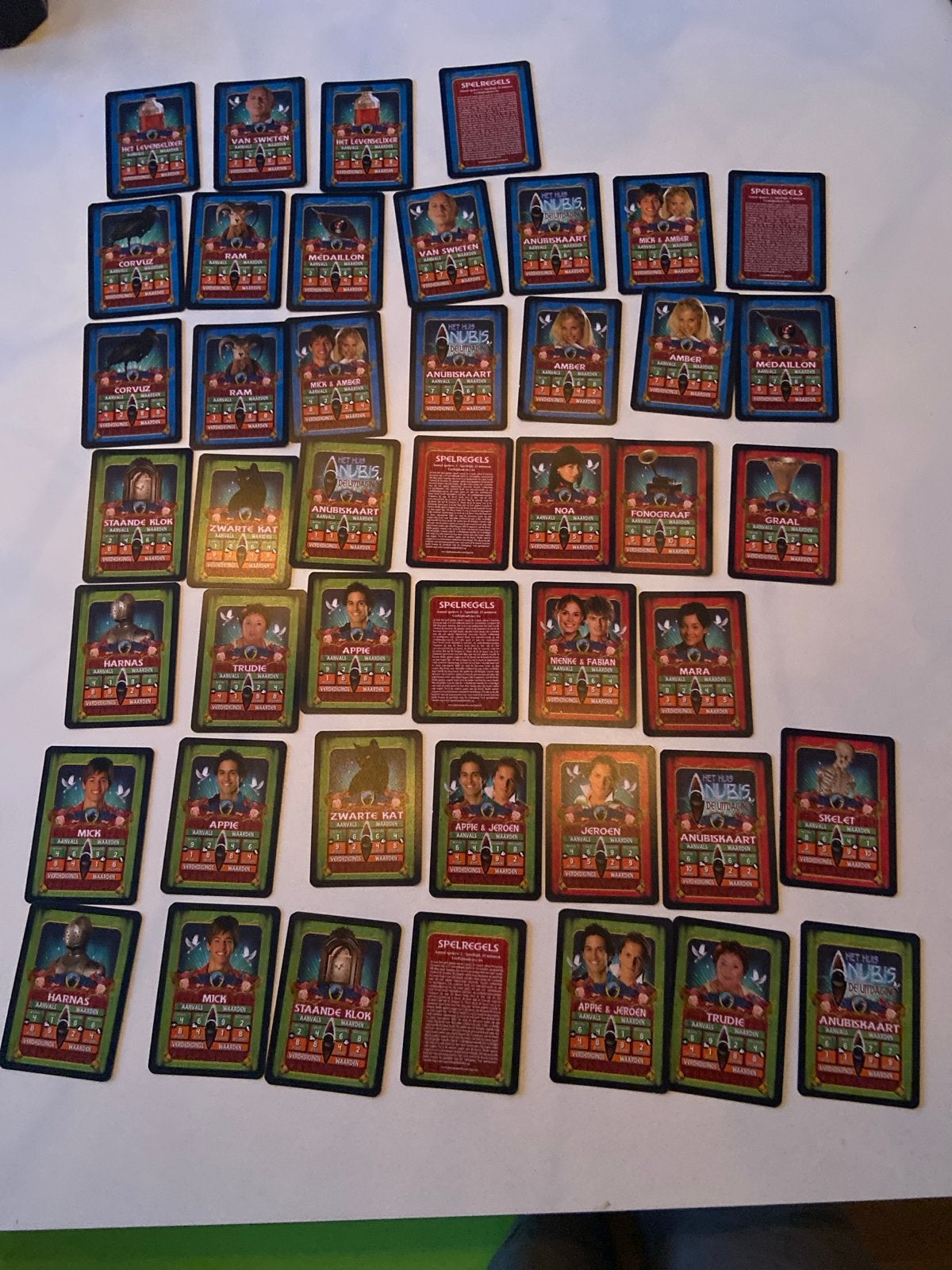 Anubis speelkaarten set - Zo goed als nieuw, Ophalen, Zo goed als nieuw, Speelkaart(en)