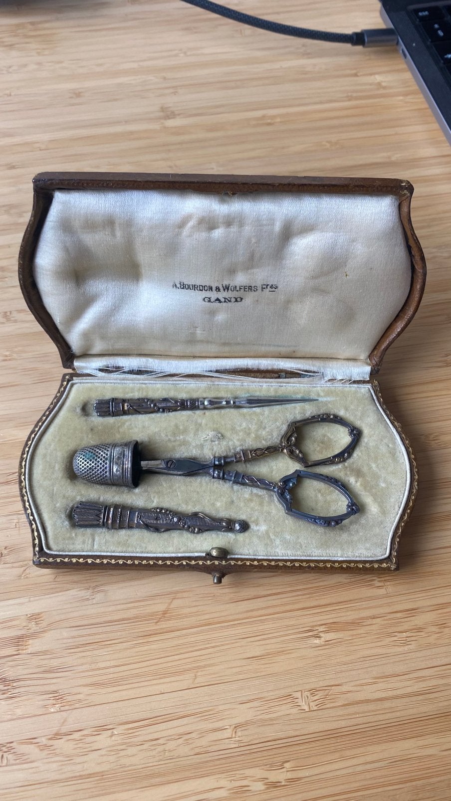 Zilver set uit 1920/1930, Ophalen, Zilver