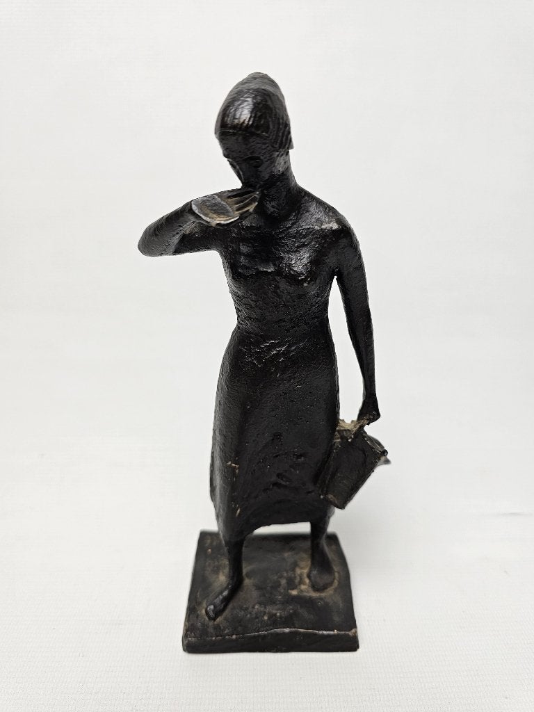 # Vera Tummers Hasselt beeldje Mariken van Nimwegen, Ophalen of Verzenden, Kunststof, Beeld, Vrouw