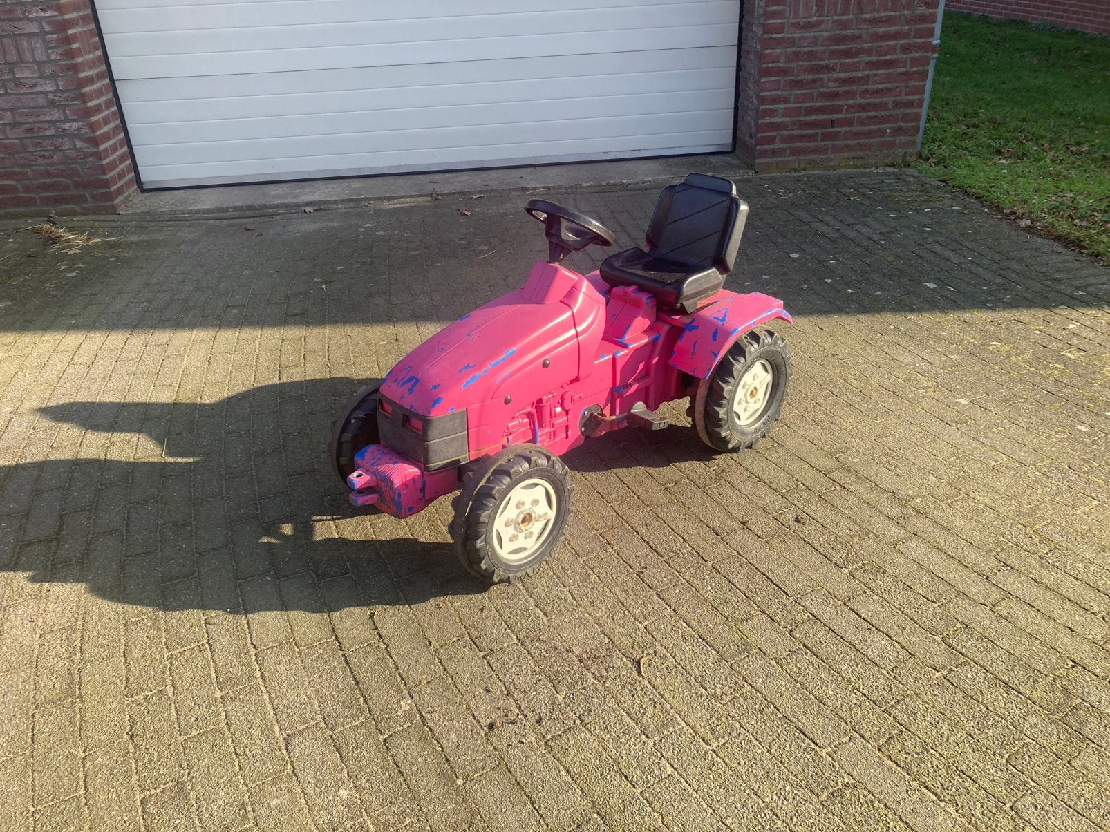 Roze new holland traptractor, Kinderen en Baby's, Ophalen, Overige merken