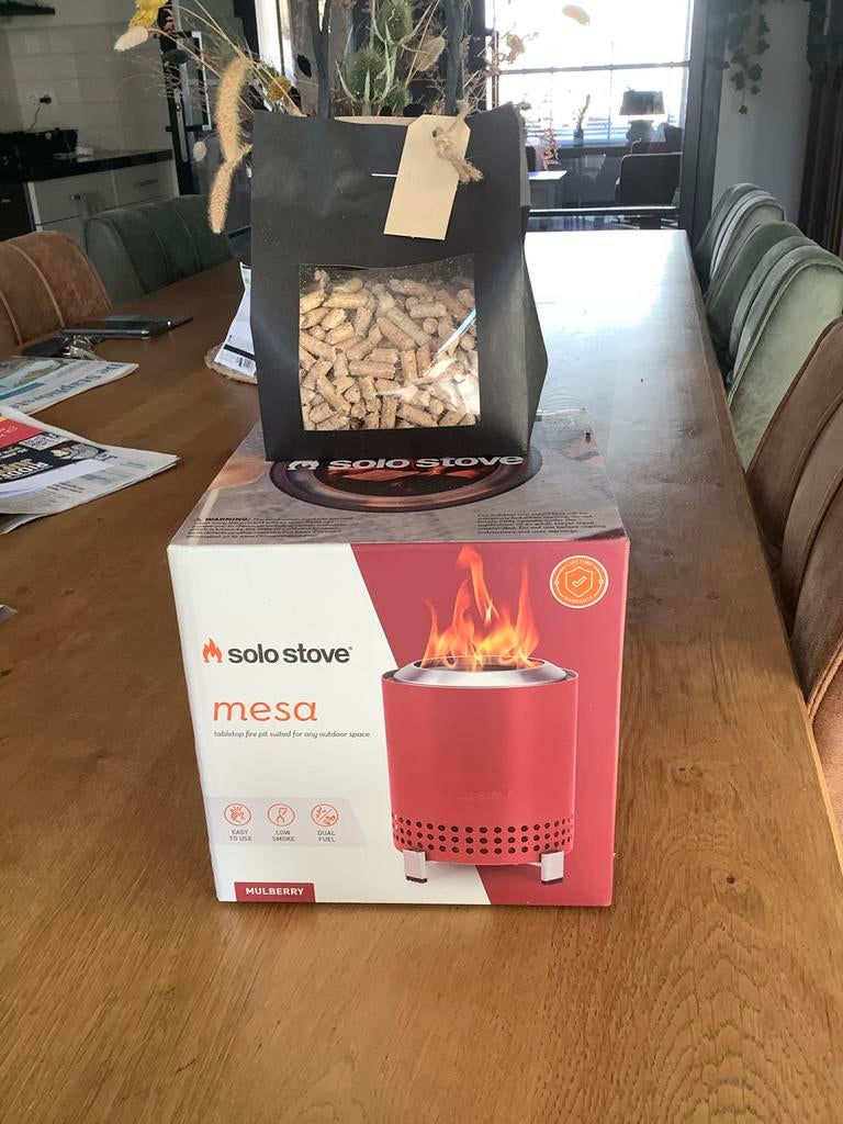 Solo Stove Mesa tafelmodel vuurplaats - Mulberry, Ophalen, Nieuw, Vuurkorf
