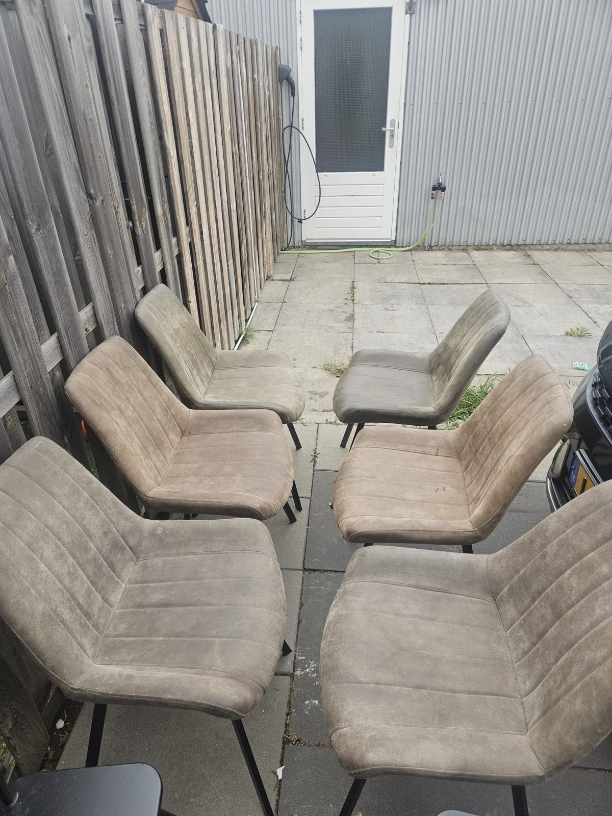 Pronto Wonen Eetkamerstoelen in 3 kleuren, Ophalen, Gebruikt, Overige kleuren, Stof