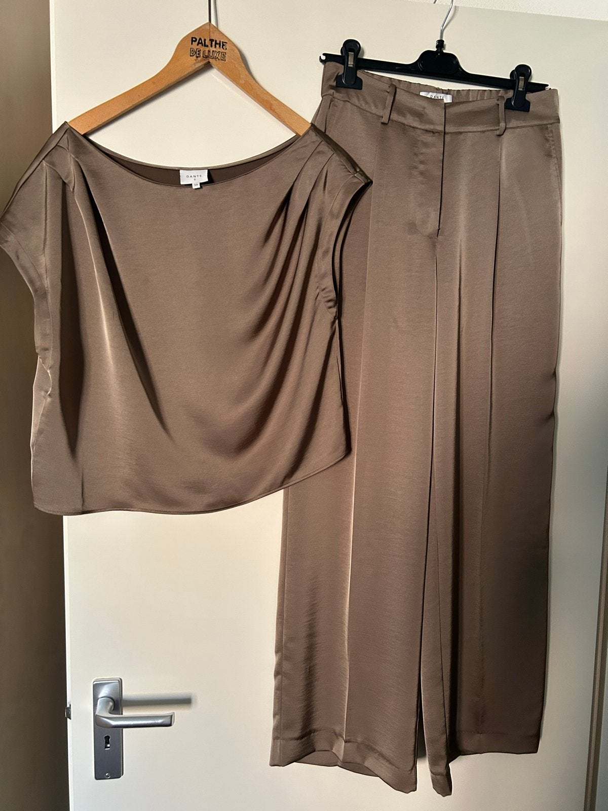 Dante 6 satijnen set, Kleding | Dames, Bruin, Zo goed als nieuw, Lang, Ophalen