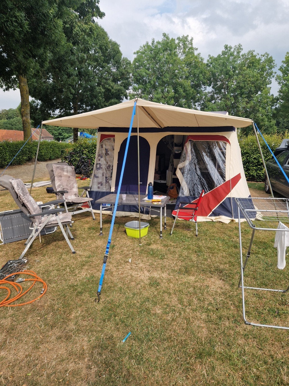 Vouwwagen jamet jametic 2007, Caravans en Kamperen, Vouwwagens, Ophalen, Meerkleurig, Aanwezig, Jamet