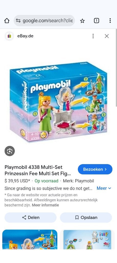 Playmobil Multiset prinses 4338, Complete set, Ophalen of Verzenden, Zo goed als nieuw, Princess