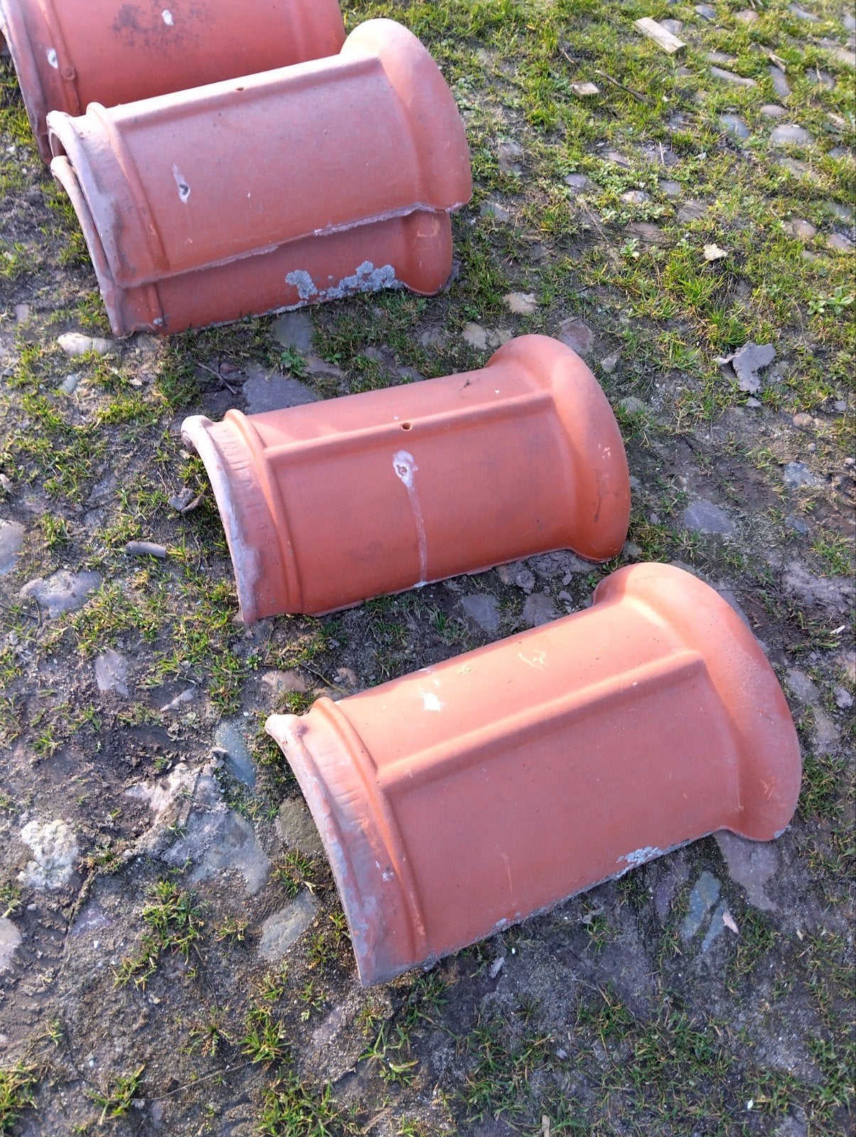 Nokpannen en kantpannen Tuile du Nord, Ophalen, Gebruikt, Steen of Klei, 15 m² of meer