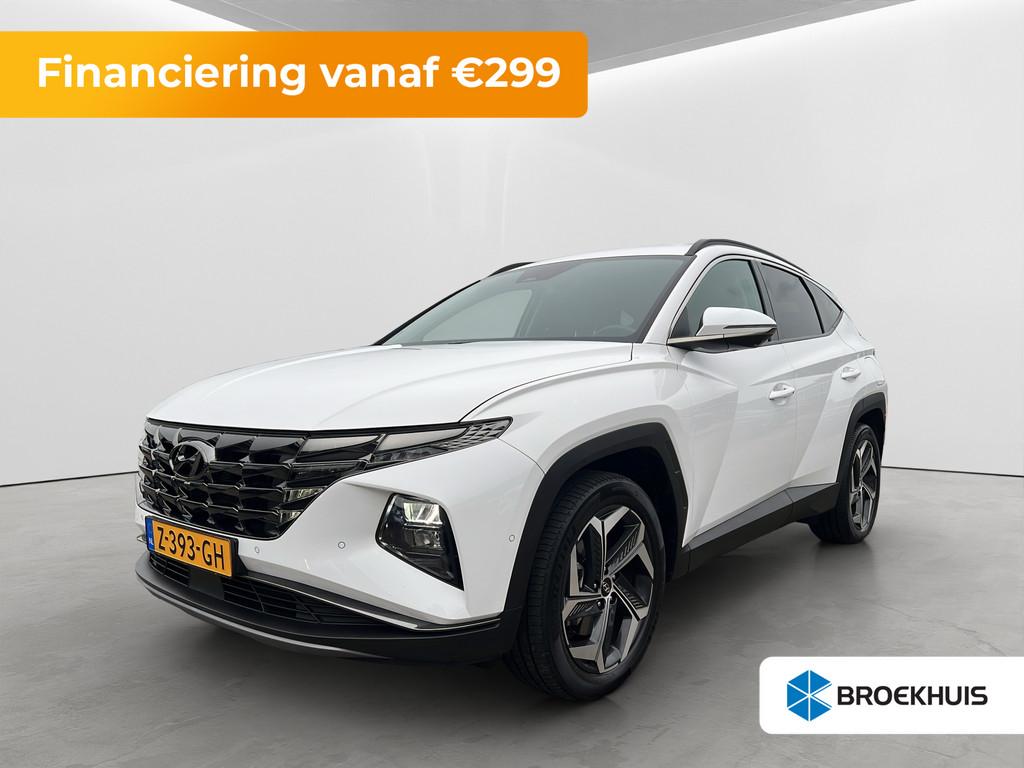 Hyundai Tucson 1.6 T-GDI 265pk PHEV Premium 4WD (299,- p/m D, Auto's, Hyundai, Gebruikt, 4 cilinders, Wit, Bedrijf
