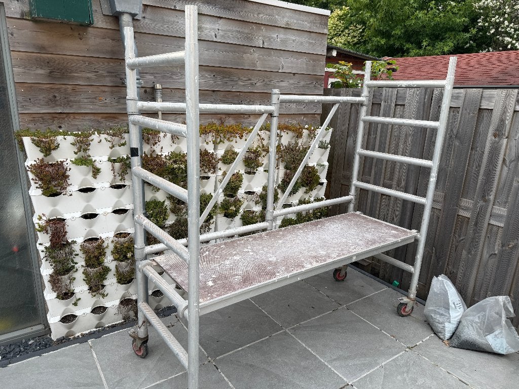 kamer steiger, Doe-het-zelf en Verbouw, Steigers, Ophalen, Gebruikt, Rolsteiger of Kamersteiger, Minder dan 2 meter