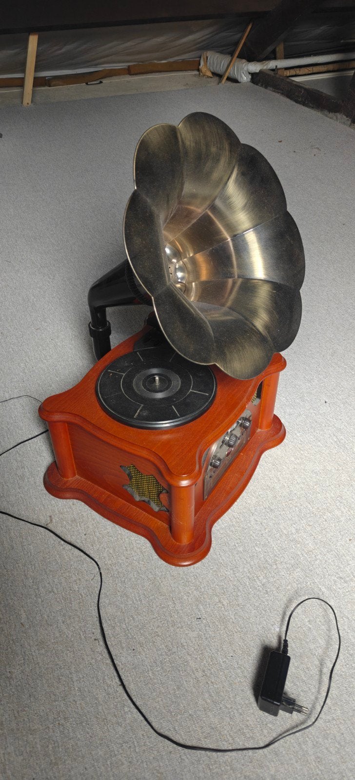 Ricatech Platenspeler met hoorn - Defect, Audio, Tv en Foto, Ophalen of Verzenden, Niet werkend, Platenspeler, Overige merken