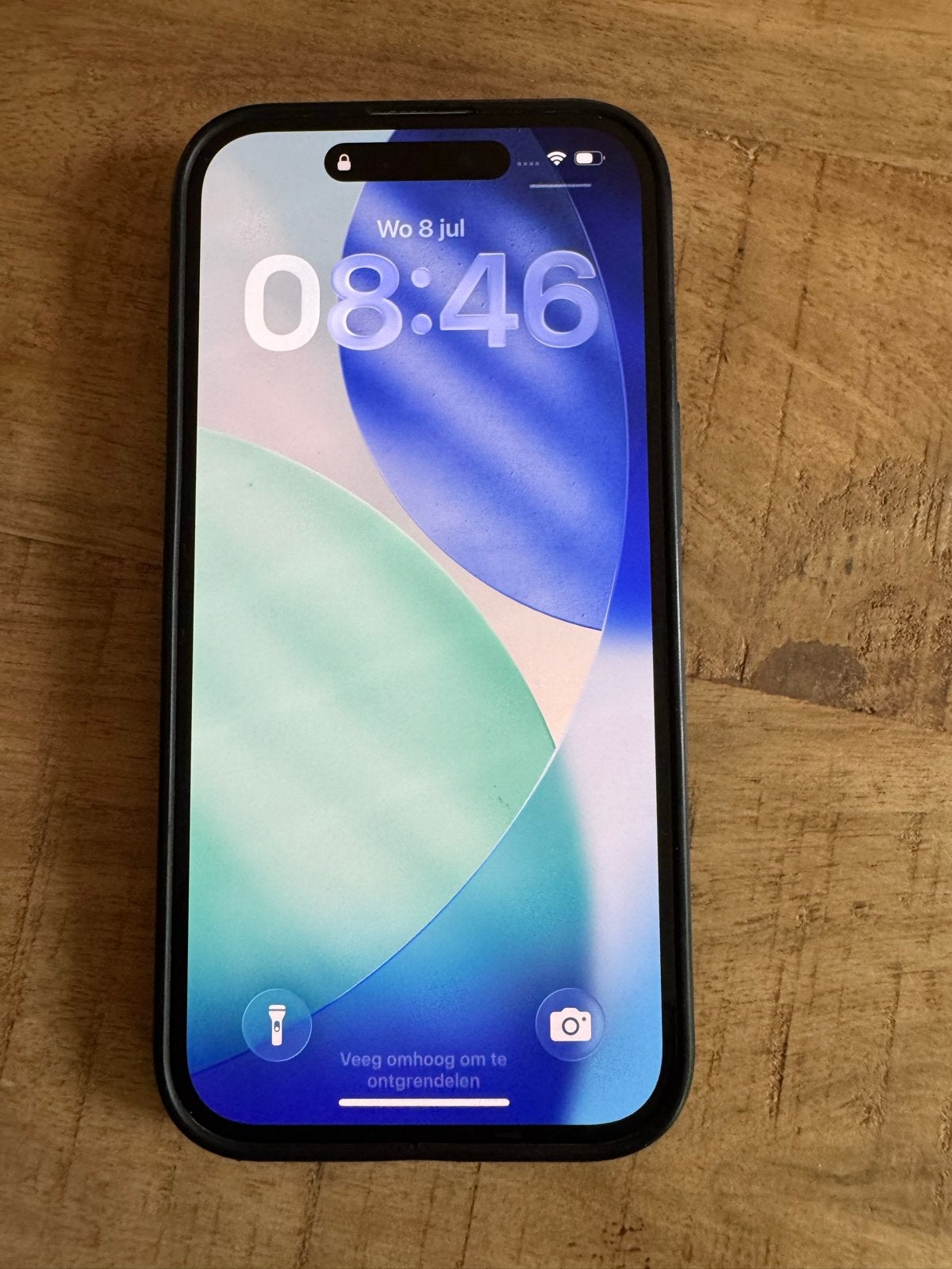 iPhone 15 128GB lichtblauw, in prima staat., Telecommunicatie, Mobiele telefoons | Apple iPhone, Zo goed als nieuw, 128 GB, Zonder abonnement