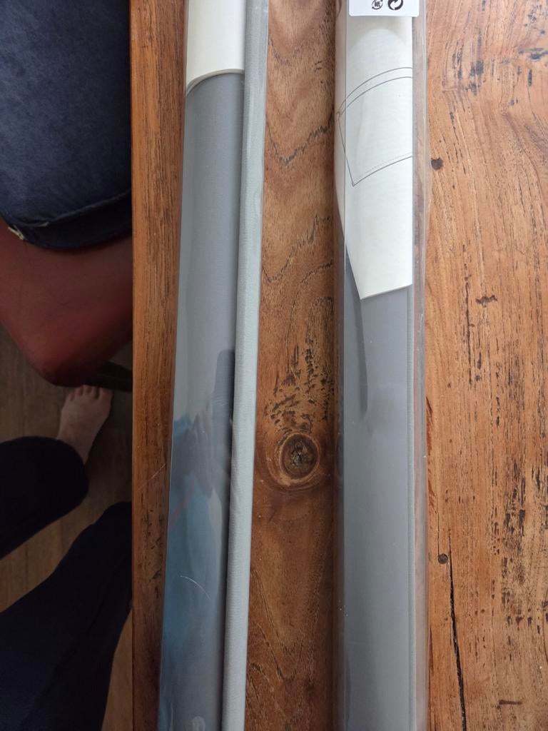 2 Ikea Tupplur Rolgordijnen antraciet - Nieuw en Ongebruikt, Huis en Inrichting, Stoffering | Gordijnen en Lamellen, Ophalen, Nieuw