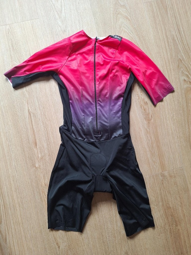 Trisuit dames, Kleding | Dames, Sportkleding, Zo goed als nieuw, Overige typen, Maat 38/40 (M), Zwart, Verzenden