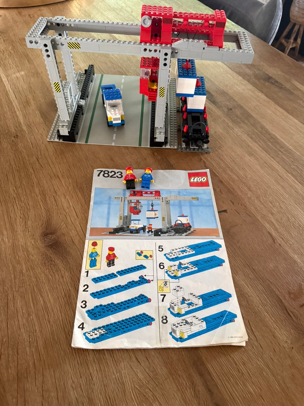 Lego 12 volt 12v 7823 Container Depot trein serie jaren 80, Ophalen of Verzenden, Gebruikt