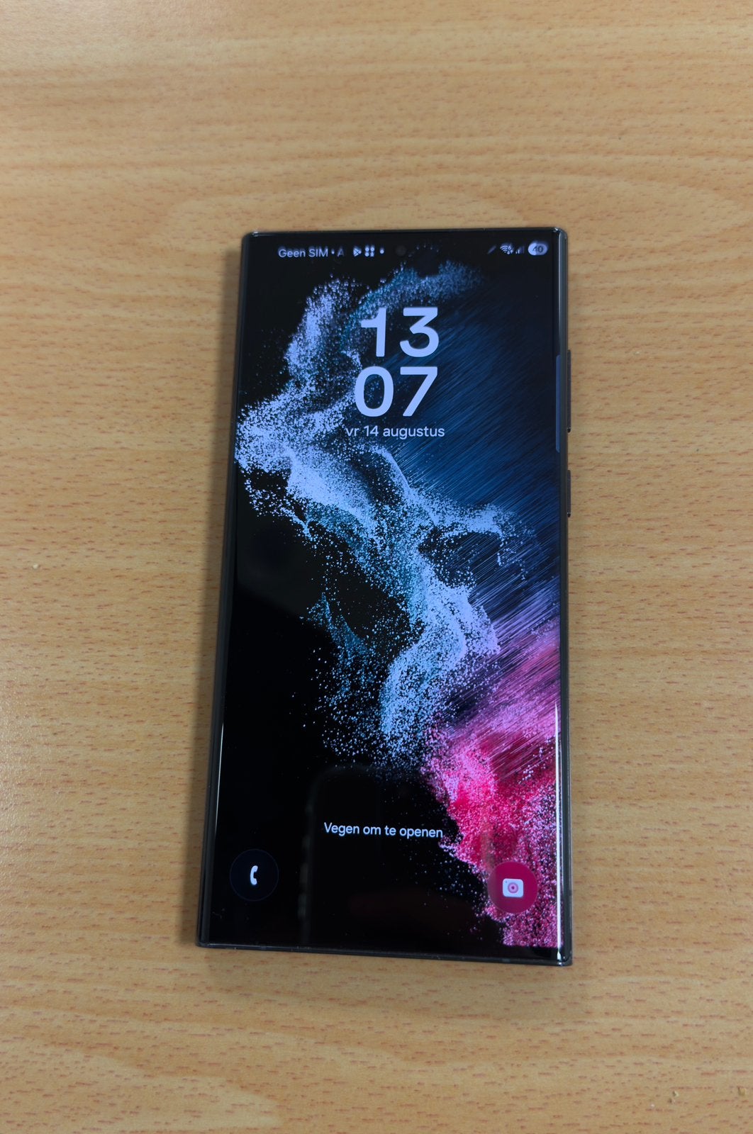 Samsung Galaxy S22 Ultra, 128GB, zwart, Zwart, Touchscreen, Ophalen of Verzenden, Zonder simlock