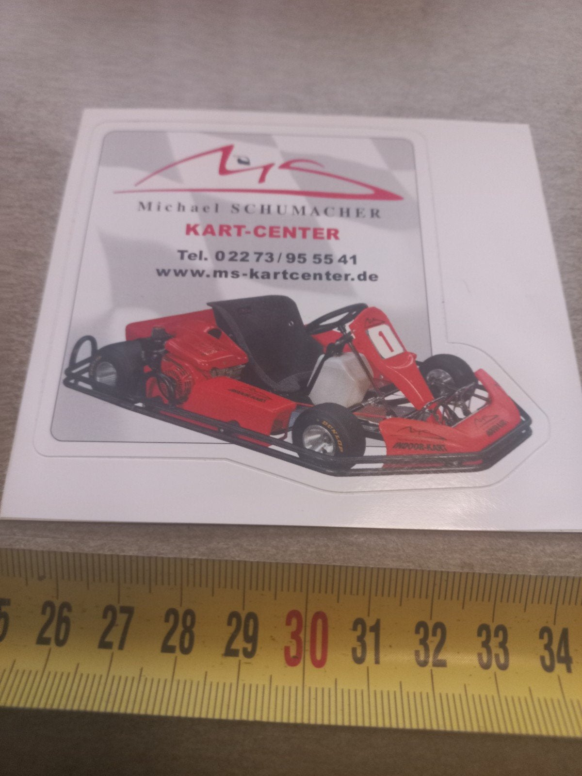 Michael Schumacher Kart-Center Sticker (m2458470185) — Stickers ...