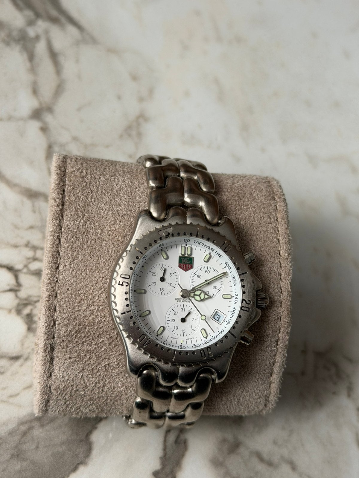 Tag heuer professional, Ophalen of Verzenden, Zo goed als nieuw, Staal, TAG Heuer