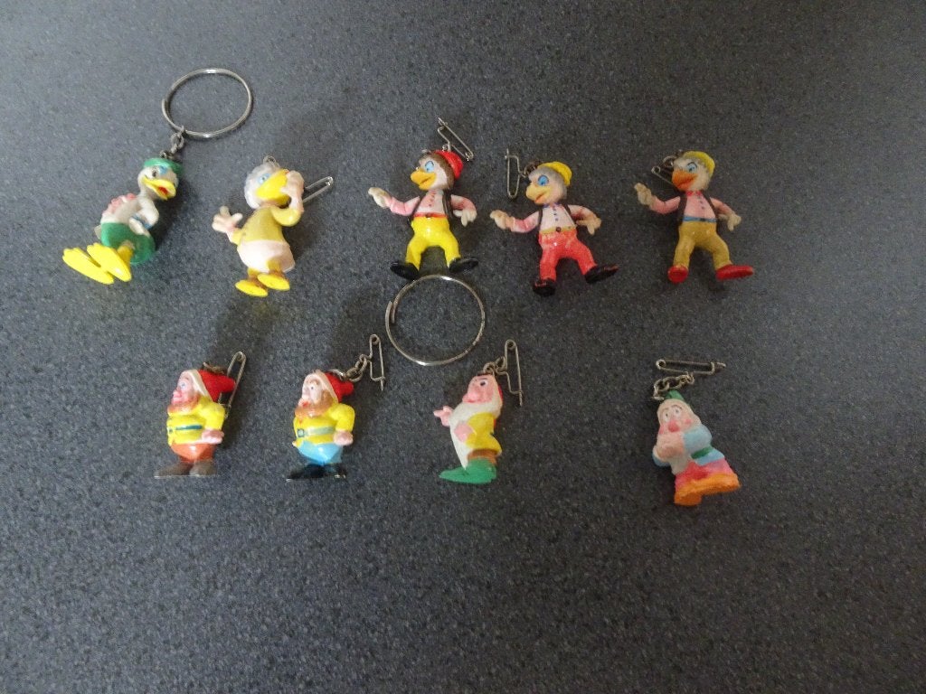 Disney jaren 60 sleutelhangers. 2 euro per stuk., Verzamelen, Ophalen of Verzenden, Gebruikt, Knuffel of Figuurtje
