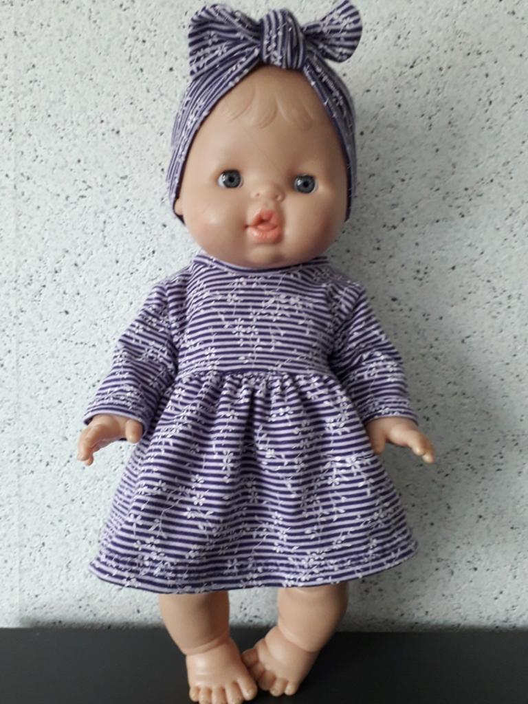 Poppenkleertjes babypop 34 cm, Ophalen of Verzenden, Nieuw, Babypop