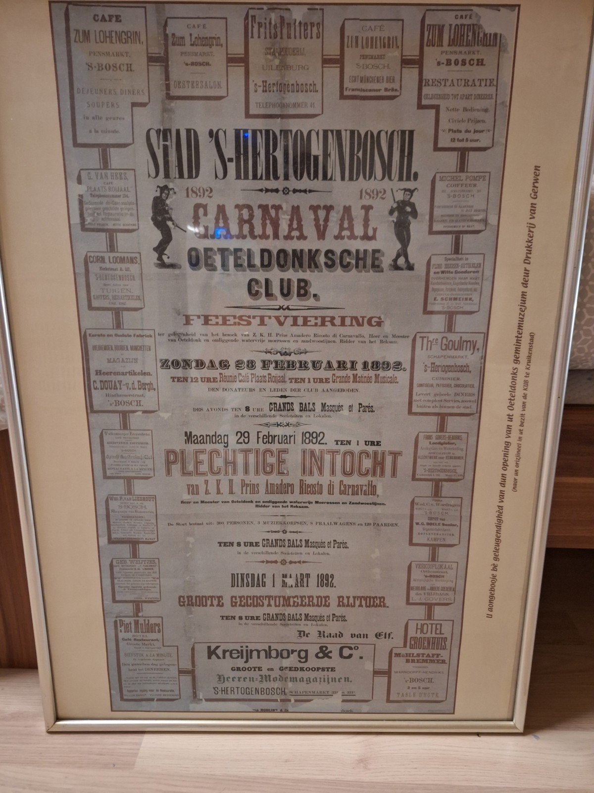 Schilderij Carnaval Oeteldonk, Antiek en Kunst, Ophalen