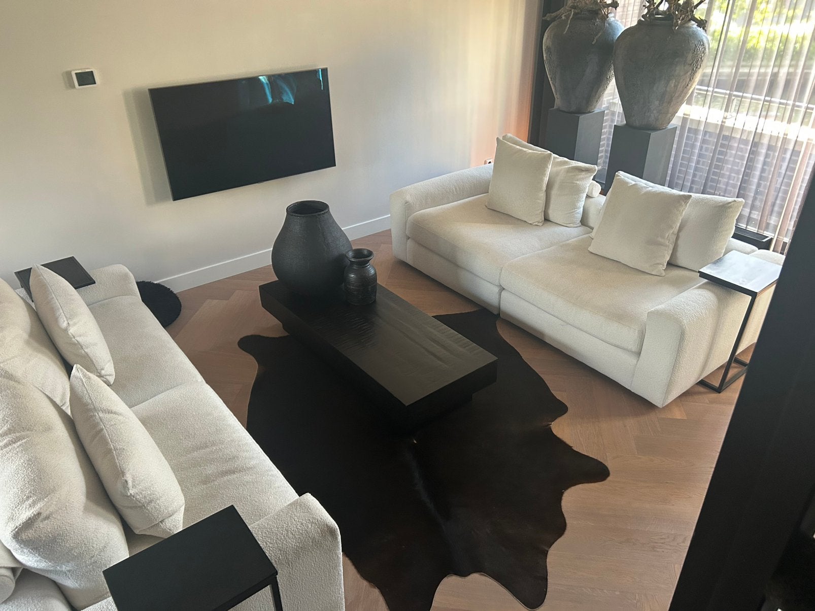 Prachtige Banken en Fauteuil, Ophalen, Zo goed als nieuw, Stof