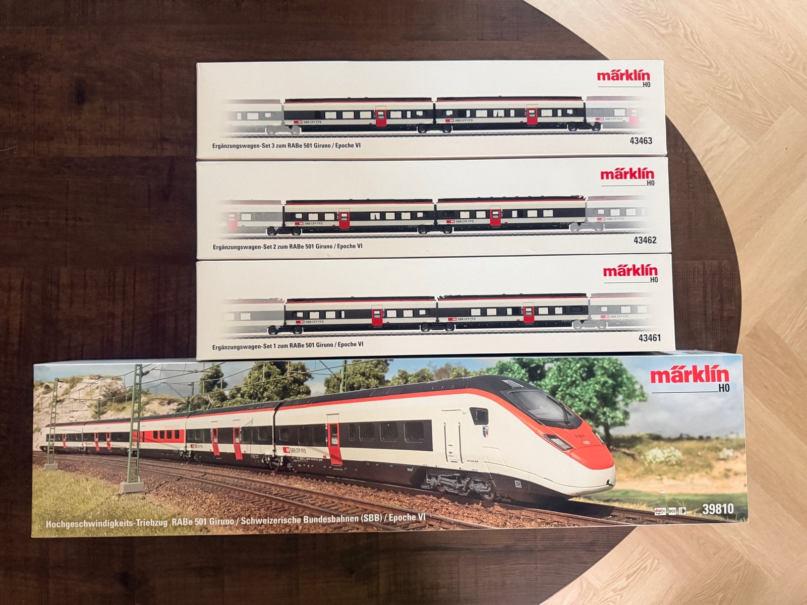 Märklin H0 11-delige Giruno RABe 501 SBB Treinset (39810/434, Hobby en Vrije tijd, Modeltreinen | H0, Wisselstroom, Treinset, Ophalen of Verzenden