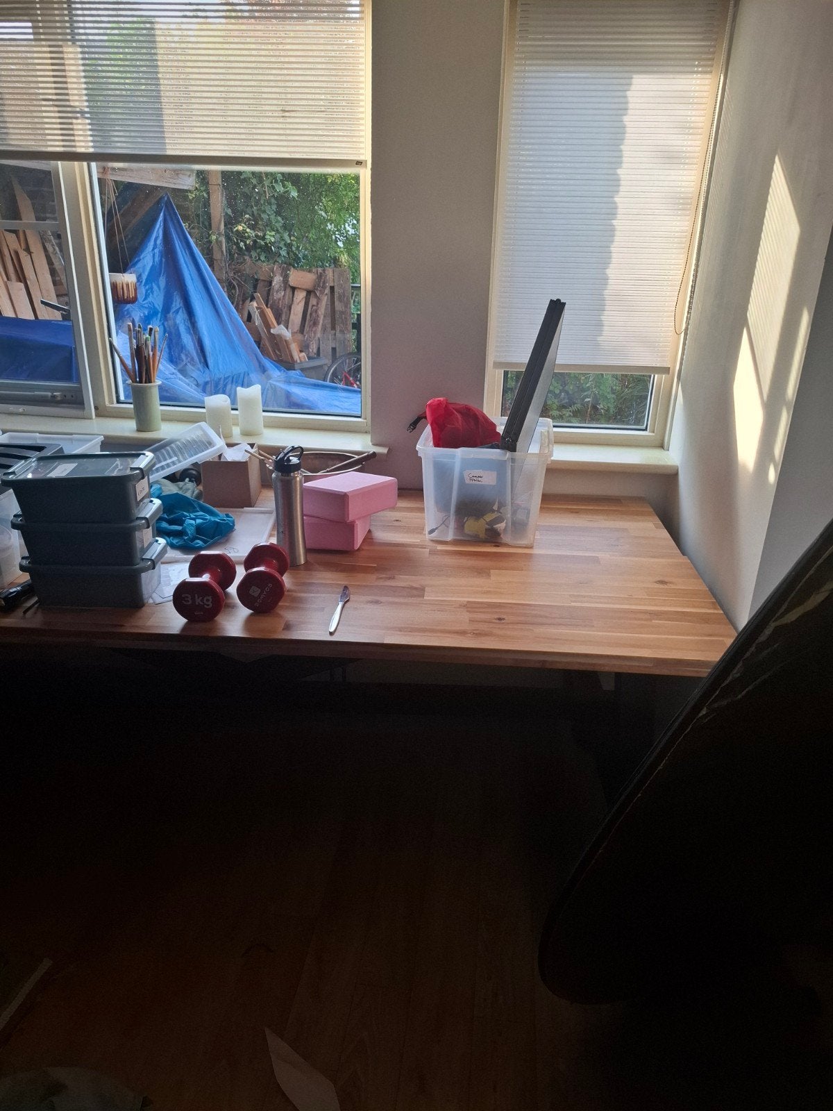 ikea skogsta eettafel groot 235 bij 100, Huizen en Kamers
