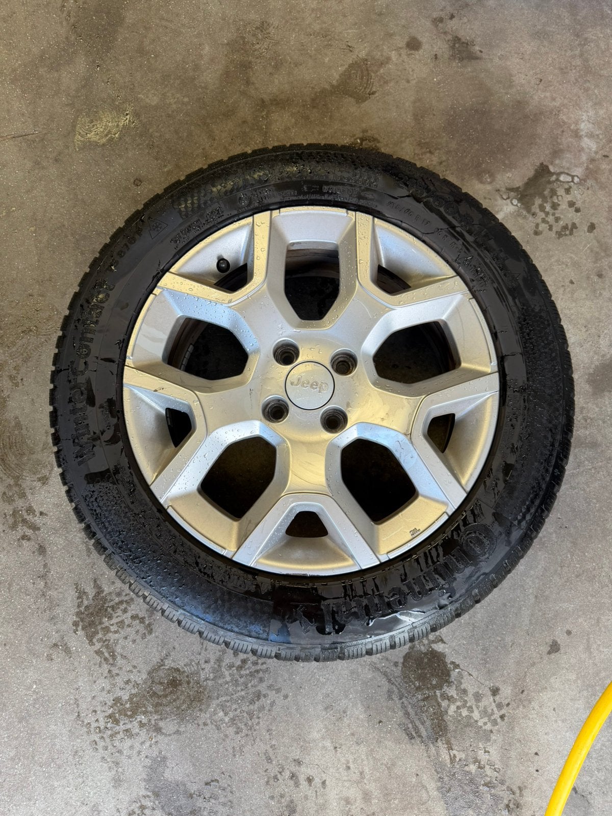 Set winterbanden 17inch, 215 mm, Banden en Velgen, 17 inch, Winterbanden