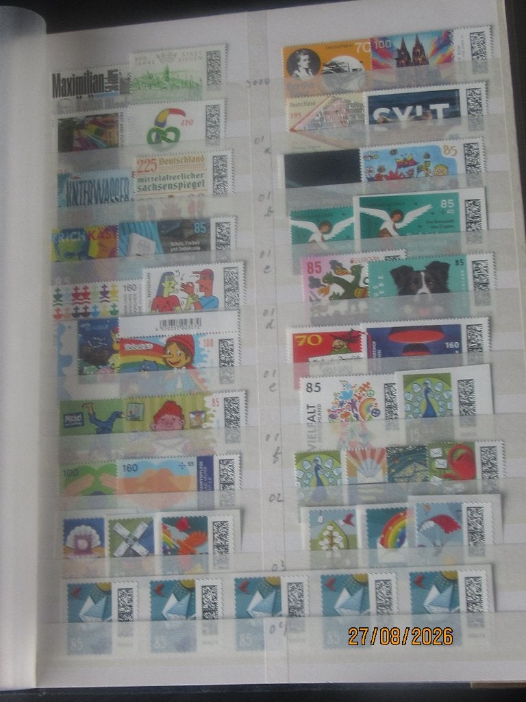 Nico Duitsland Frankeergeldig/Nominaal 2001-2024, Postzegels en Munten, Ophalen of Verzenden, Buitenland